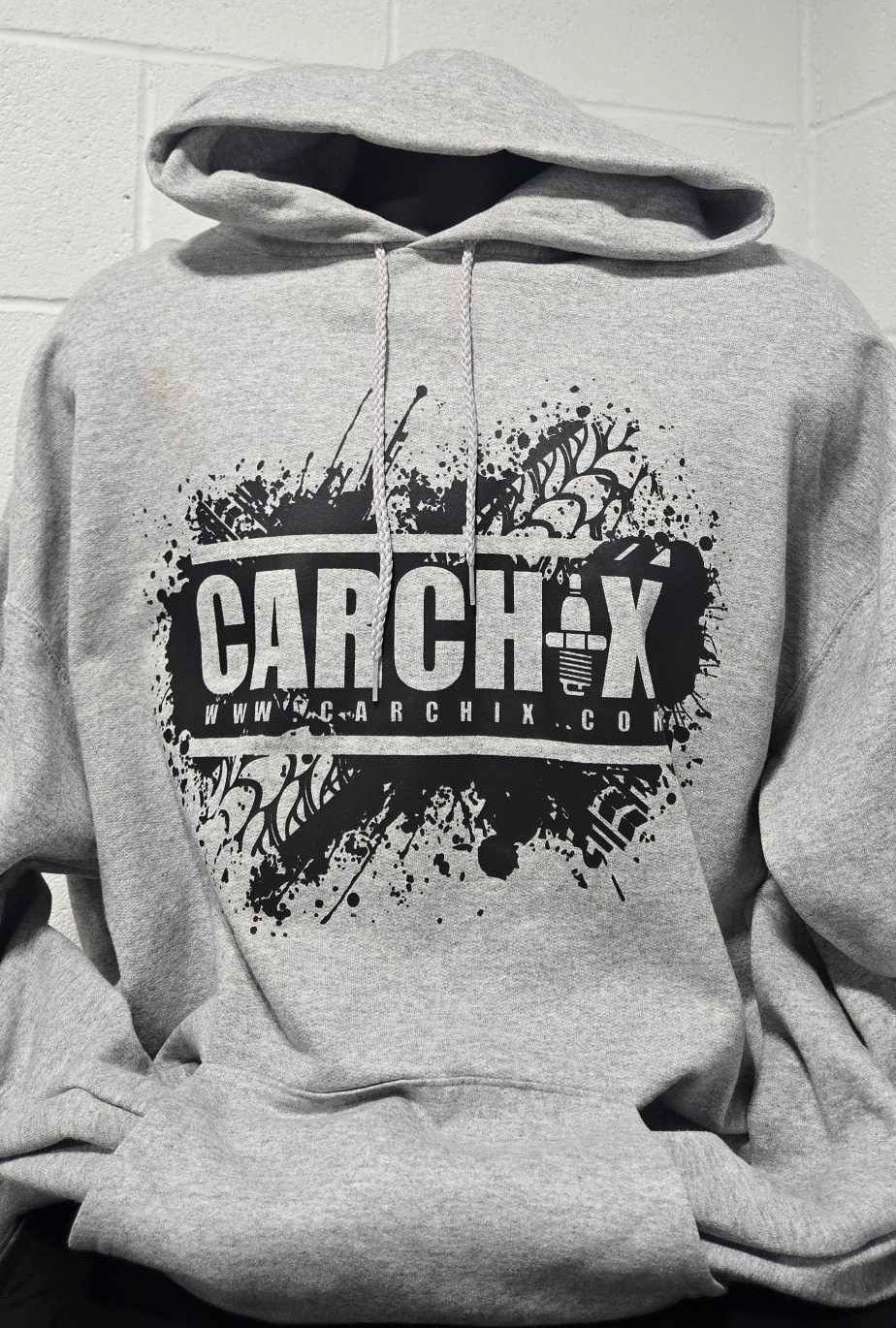 Car Chix Hoodie - Sport Grey