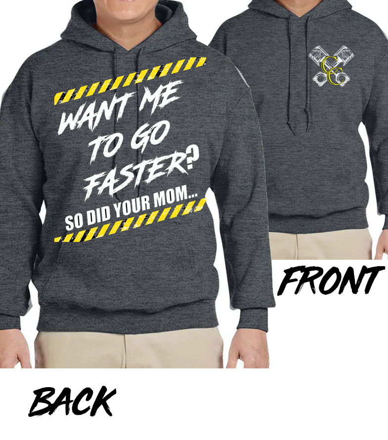 So Did Your Mom Hoodie - Heather Grey