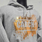 Custom Metallic Hoodie - Sport Grey/Rose Gold