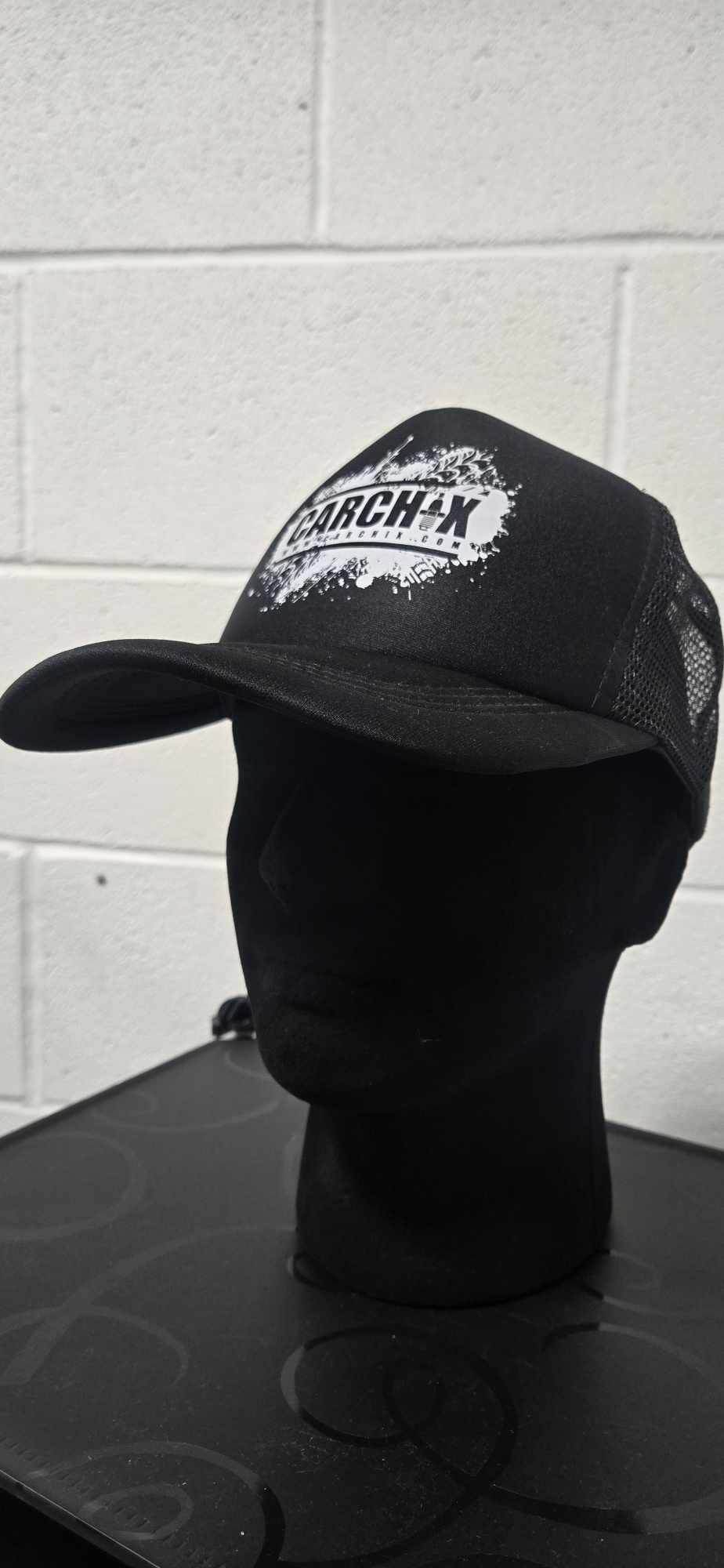 Car Chix Foam Trucker Hat - Black/White