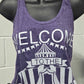 Welcome to the Sh*tShow Racerback Tank - Heather Purple