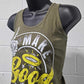Make Good Choices Racerback Tank - Military Green