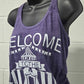 Welcome to the Sh*tShow Racerback Tank - Heather Purple