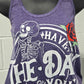 Have The Day You Deserve Racerback Tank - Heather Purple