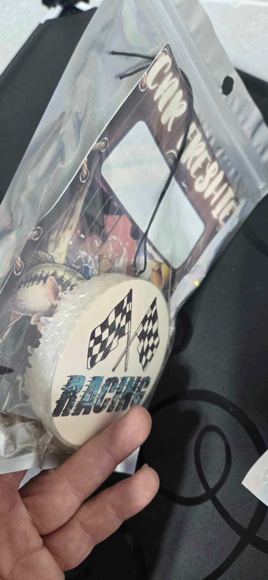 RACING FLAGS Car Air Freshener
