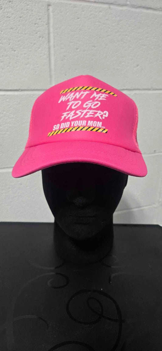 So Did Your Mom Foam Trucker Hat - Pink