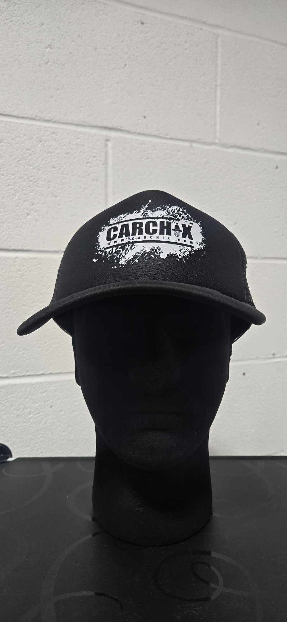Car Chix Foam Trucker Hat - Black/White