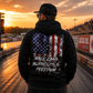 Man wearing black Race Cars Burnouts & Freedom hoodie at the racetrack by Car Chix
