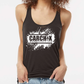 Car Chix Tire Logo Ladies Tank Top - Black
