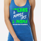 I Like Cars & Maybe Like Three People Tank - Heather Blue