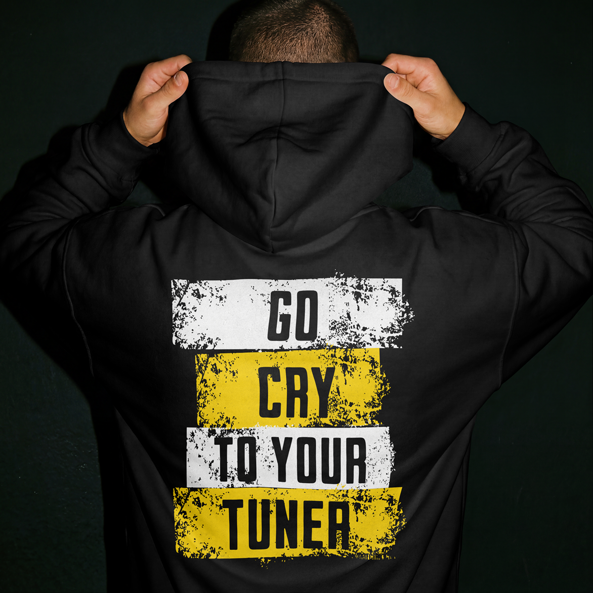 Go Cry To Your Tuner Hoodie - Black
