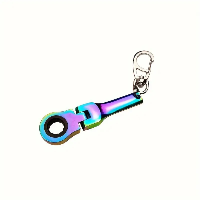 10mm Adjustable Ratcheting Wrench Keychain
