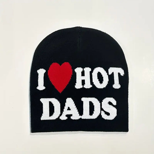 I Love Hot Dads Beanie