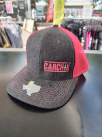 Car Chix Spark Plug Snapback Hat - Grey/Neon Pink