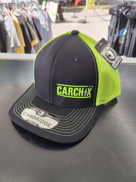 Car Chix Spark Plug Snapback Hat - Black/Neon Yellow