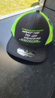 Want Me to Go Faster So Did Your Mom Snapback Hat - Neon Green