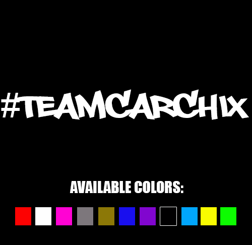 #TEAMCARCHIX Decals