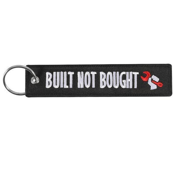Built Not Bought Keychain
