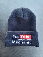 YouTube Certified Mechanic Knit Cuffed Winter Beanie