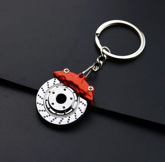Disc Brake Keychain - Red