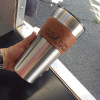 Car Chix 30oz Leather Sleeve Tumbler
