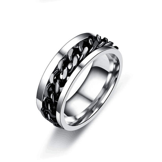 spinning chain rings-spinning rings-ring spinners-carchix-carchicks-racing-motorsports-automotive-bike chain ring-black