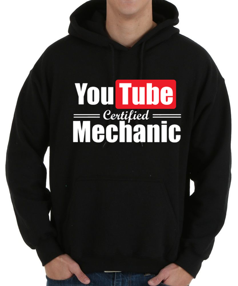 YouTube Certified Mechanic Hoodie - Black